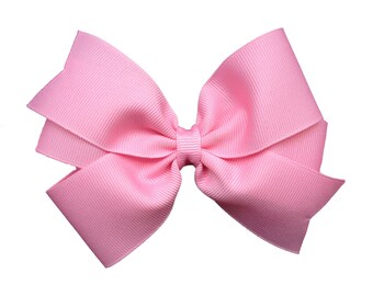 SET of 3 Hair bows - 5 inch hair bows, bows, hair bows for girls, hair clips, baby bows, toddler hair bows, girls hair bows, hairbows