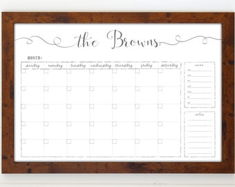 Reusable calendar | Etsy