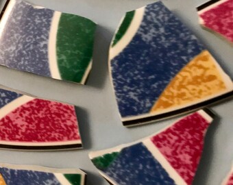 Multi-Colored Mosaic Ceramic Tiles