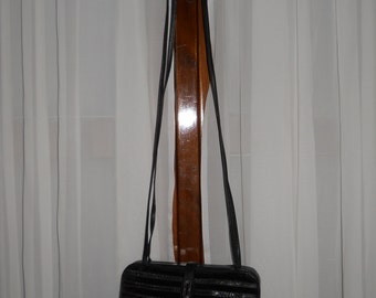 Authentic vintage Mazzini bag ! Velvet and genuine leather !