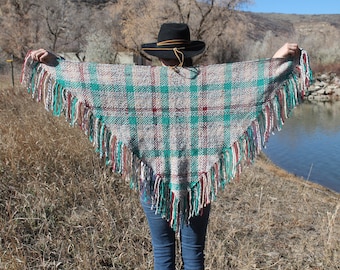Hand Woven 5 foot Shawl Scarf Western Wear Bohemian