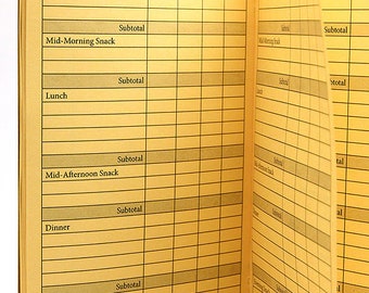 FOOD Journal Traveler's Notebook Insert 22 Colors - 8 Sizes