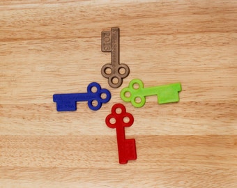 The small keys. Pack of 8