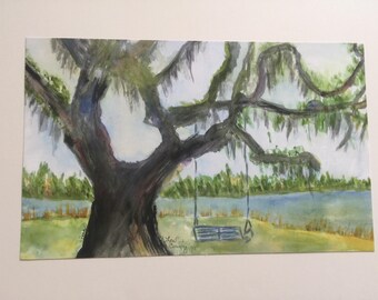 Watercolor Landscape Painting