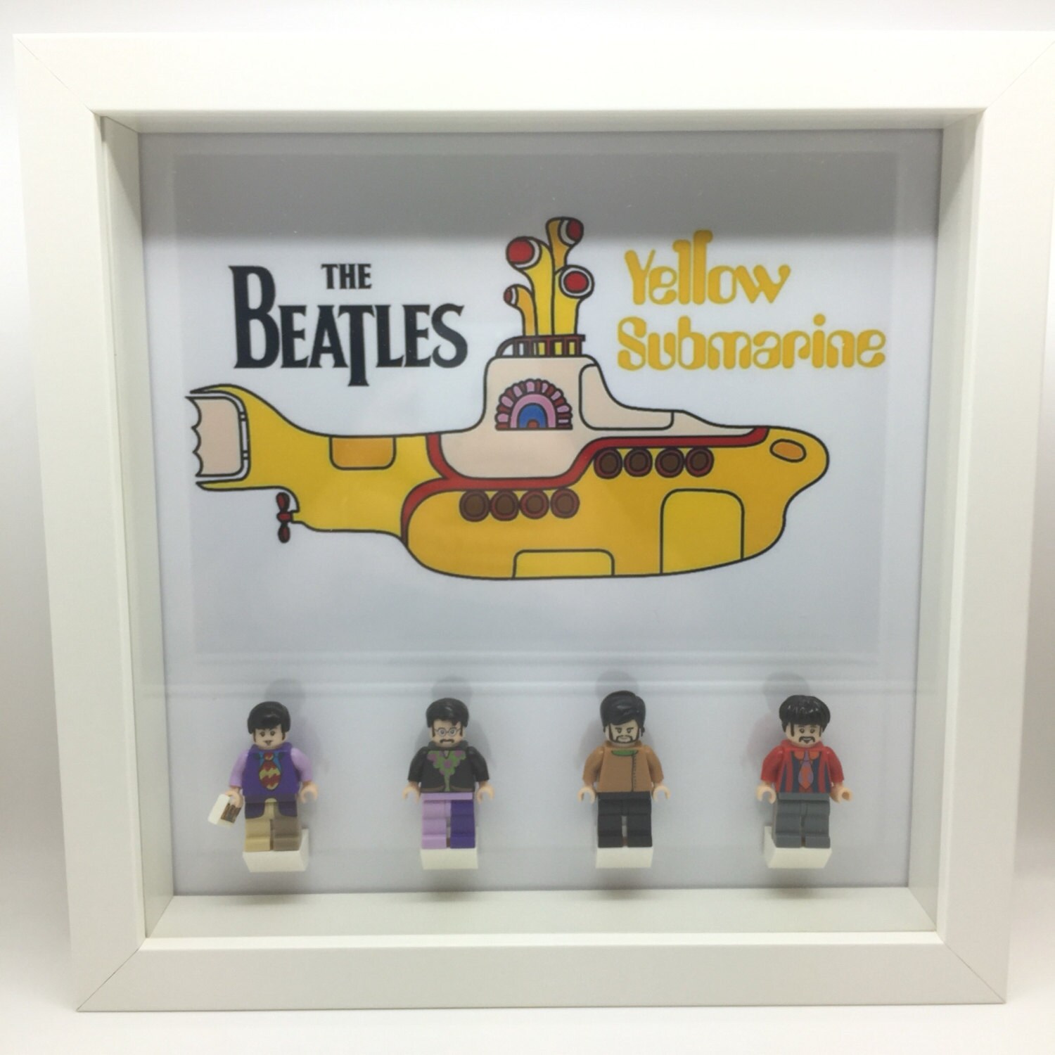 beatles lego faces