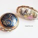 Vintage Cloisonne Pill Box, Ceramic Lipstick Holder Lot