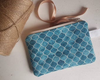 Notions pouch/knitting project bag/crochet bag/yarn bag/ gift for knitter/ gift for mother