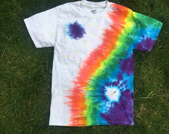 Vibrant Rainbow Yin Yang Tie-Dye