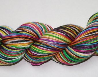 Sugar Skulls Self Striping Sock Yarn