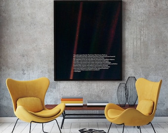 The Pale Blue Dot Poster Carl Sagan Print Astronomy Poster Science Poster Science Decor Space Poster Art Space Art Space Decor