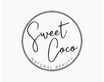 Logo circulaire minimaliste, Logo cercle, Logo tout prêt, Logo design, Logo élégant, Image de marque, Logo kit, Logo moderne, Joli logo