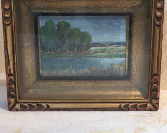 Miniature Oil by Canadien Miniturist Elizabeth McGillivray Knowles