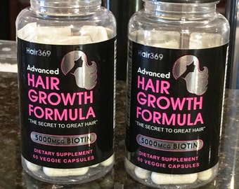 Hair vitamins, Two Month Supply, hair supplements, hair growth vitamins, nail growth vitamin, hair skin and nails vitamin, herbal vitamins