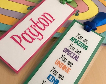 handmade bookmark unique bookmarks personalized bookmark