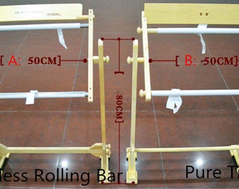 New Adjustable Cross stitch/Embroidery/Tapestry Stainless Roller Bar Frame54cm