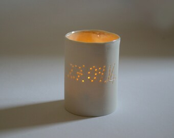 Memorial Candle Holder - Memorial Date Gift - Commemorative gift - Remembrance Candle Holder - Remembrance Gift - Personalised date gift