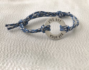 J’ai votre bracelet six - Police support bracelet - bracelet de femme Police - LEOW - LEO - bracelet à soutien militaire