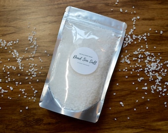 Dead Sea Salt from Israel | Mineral-Rich Soak | Bath Salts, Foot Soak | Gifts for her | Helps with Skin Conditions