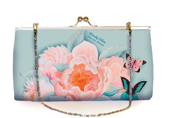 Retro clutch, Idda, clutchbag, birthday gift, gift for her, gift mom, Woody Ellen bag, christmas gifts,valentine gift ideas, bridal bag