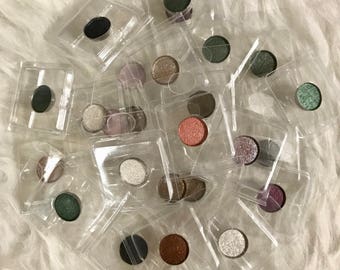 Sample Mini Pressed Eyeshadow Pans Vegan, Talc, Paraben, & Cruelty Free, Organic, Natural Ingredients, Mineral