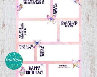 Time Capsule, First Birthday Time Capsule, Butterfly Party, Garden Party, 1st Birthday, Spring Birthday Party, Spring Birthday, Girl Party