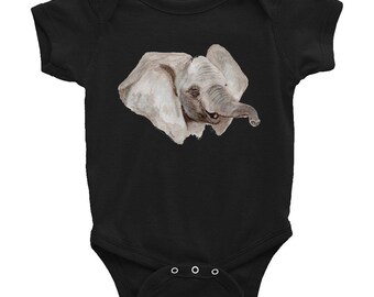 Baby Elephant Zoo Baby Infant Bodysuit