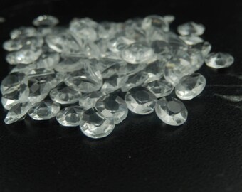 50 rhinestone imitation diamond 6 mm diameter