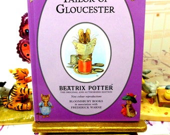 The Tailor of Gloucester First Edition Purple Bloomsbury Book 1993 Beatrix Potter Childrens Story Ladybird Size