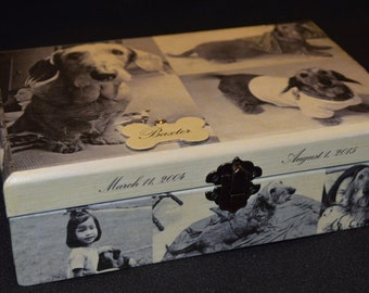 Pet Memorial Box - 8.25"x5.625"x 2.5"
