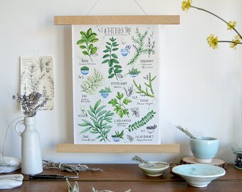 Garden Herbs - Print A4