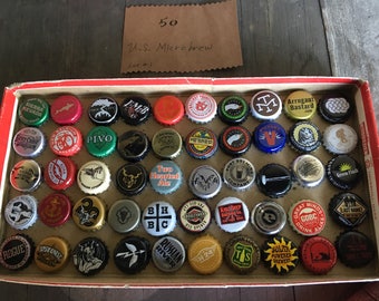 50 US Microbrew caps -lot #1