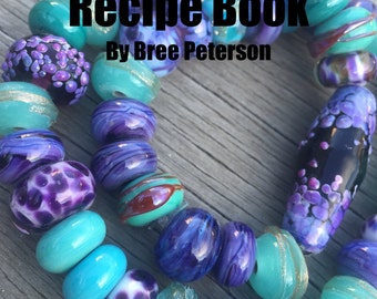 Lampwork Tutorial Recipe Book, Organic Bead Strand Tutorial, Glass Bead Recipe Book, Lampwork Tutorial, TheGlassMango eBook,