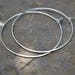 Large sterling hoops, 18 gauge sterling hoop earrings, simple sterling hoops, 2"1/2 sterling hoops, 2 inches 1/2 hoop earrings, simple hoops