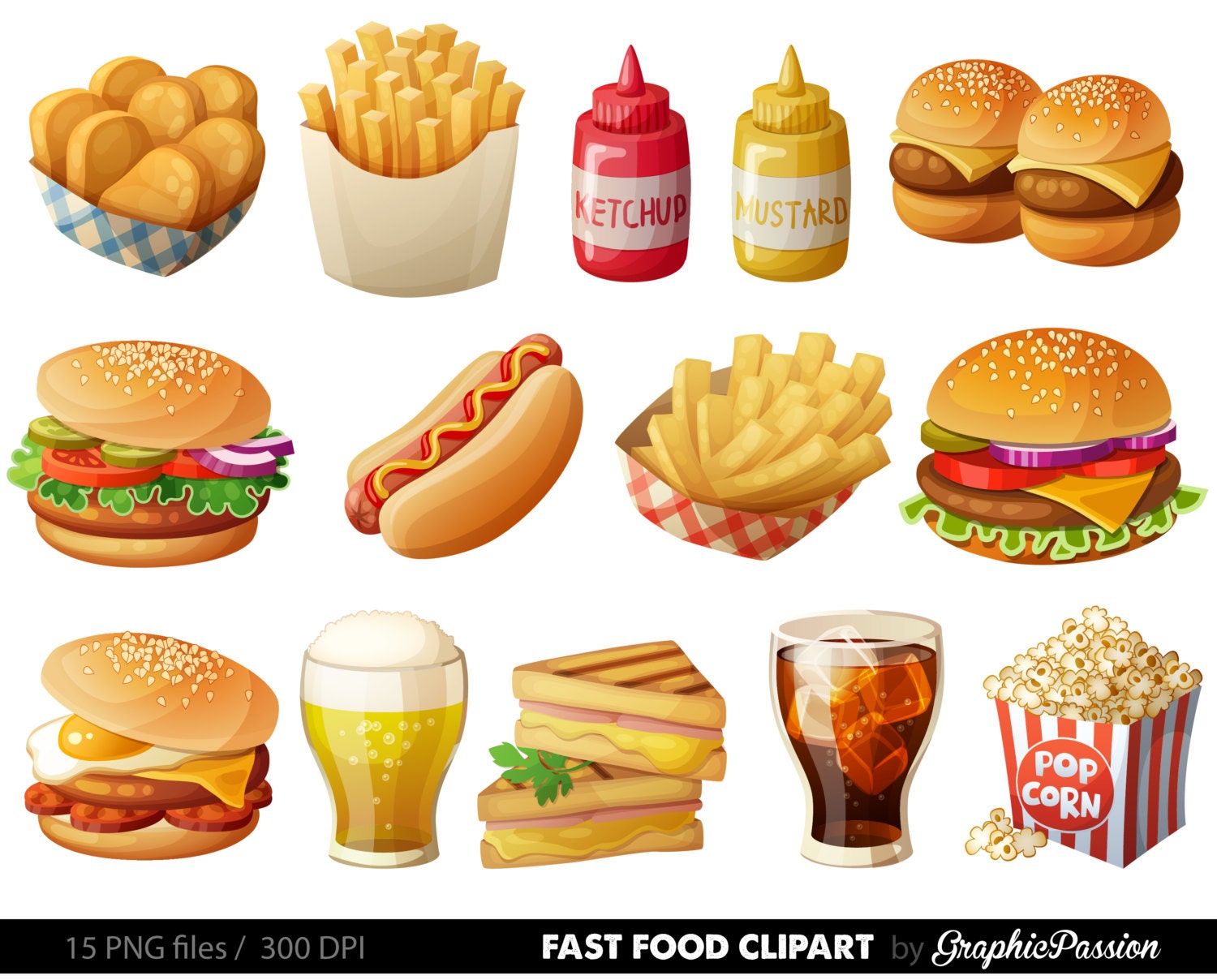 Fast Food Clipart Hamburger Clip art Food Vector graphic Food