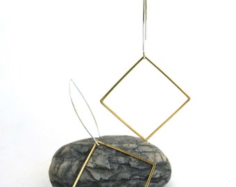 minimal. industrial. geometric. modern earrings.