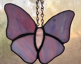 Stained glass Butterfly Suncatcher