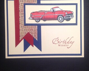 Happy Birthday Wishes card for car guy birthday card card