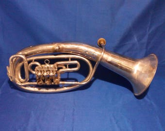 Vintage Saxhorn Tenorhorn Brass Wind Instruments