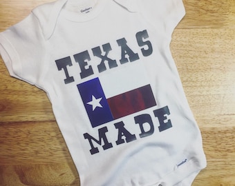 Texas Made Onesie & Toddler Tee