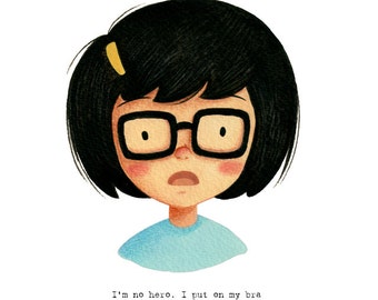Tina Belcher from Bob's Burgers - open edition art print