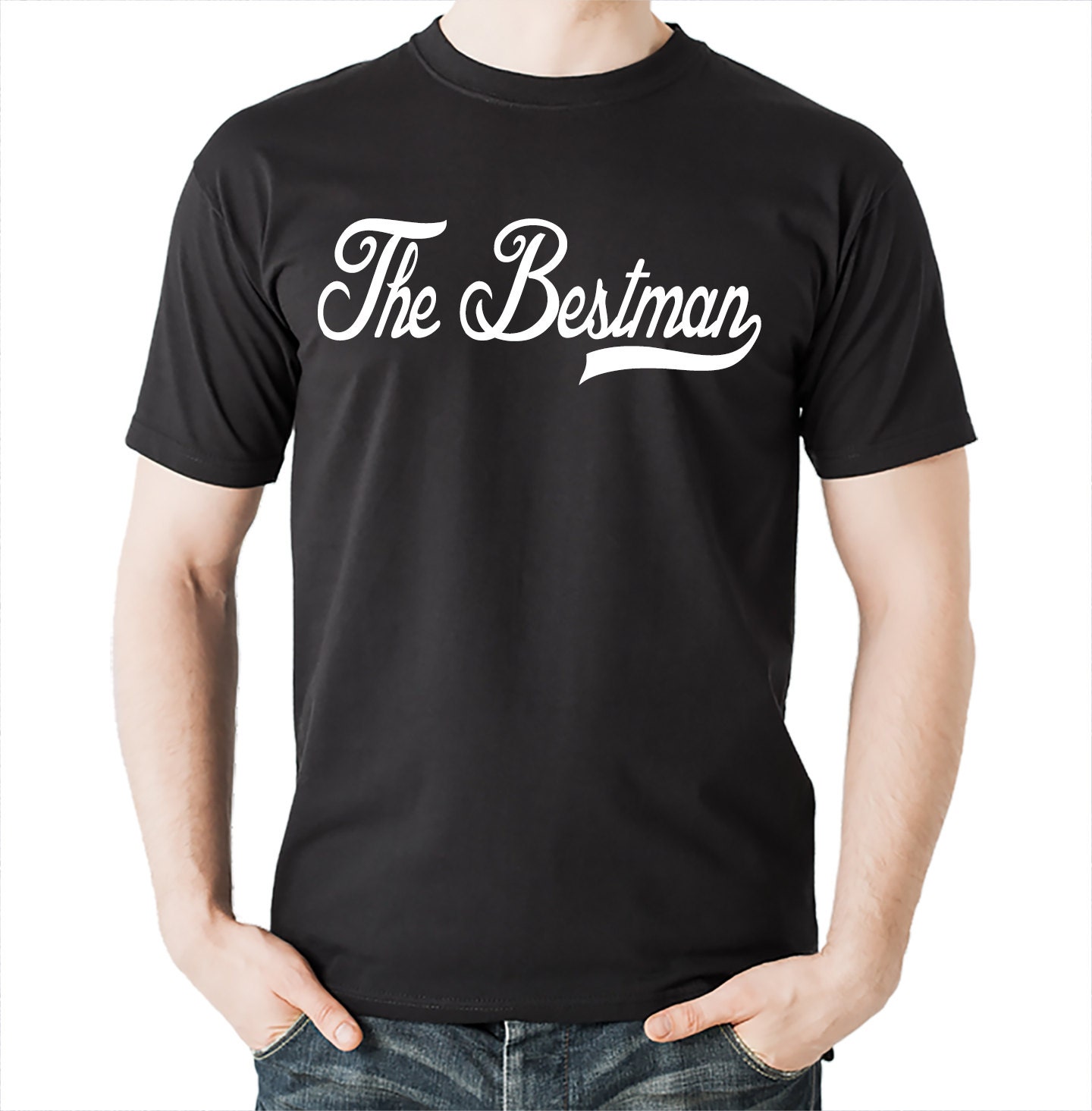 The Best Man Tshirt Wedding Tshirt For Groomsman