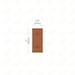 PU leather label 803031245