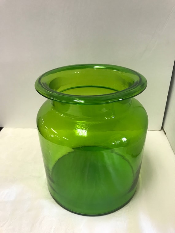 Big green apothecary jar