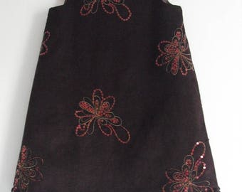 Pretty winter dress sequined T 4/5 years