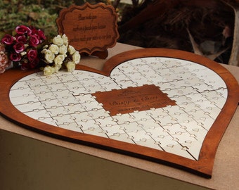 Guest Book Guest Book Puzzle Wedding Guest Book Puzzle Wedding Guest Book Puzzle Alternative