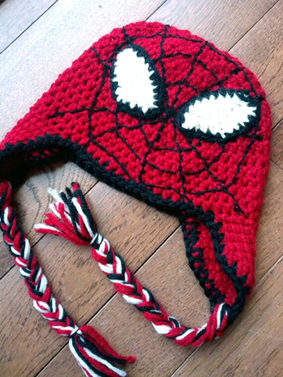 tricoter un bonnet spiderman