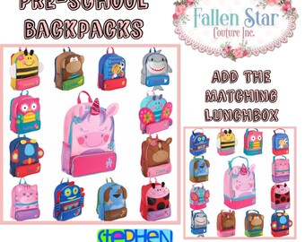 Toddler Backpack \\ Preschool Backpack \\ Personalized Toddler Backpack \\ Stephen Joseph Backpack \\ Preschool Backpack