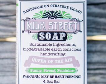 Rose Clay Soap - Olive Oil Soap - Grapefruit - Vegan Soap - Queen of the Air