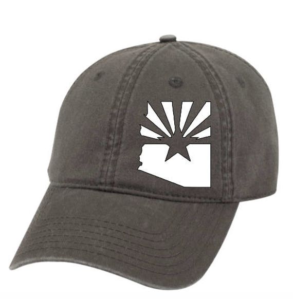 Arizona Flag Hat Arizona Trucker Hat Arizona State outline