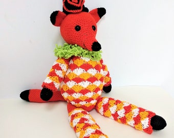 Funky Fox - Amigurumi Toy - Crochet Toy